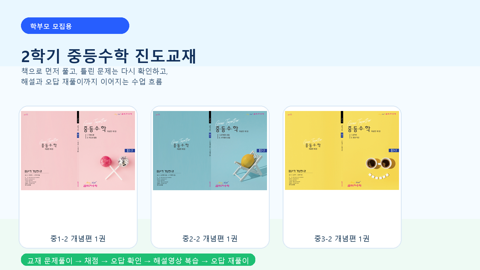 불당동 중1~중3 2학기 수학 모집 | 곱하기수학 저자 직강